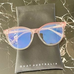 ⚡️FINAL DAYS⚡️ Quay Australia Blue light glasses Pink Frame